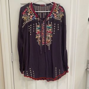 Size large Johnny Was top.